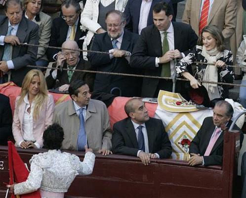 principes de asturias  en los toros